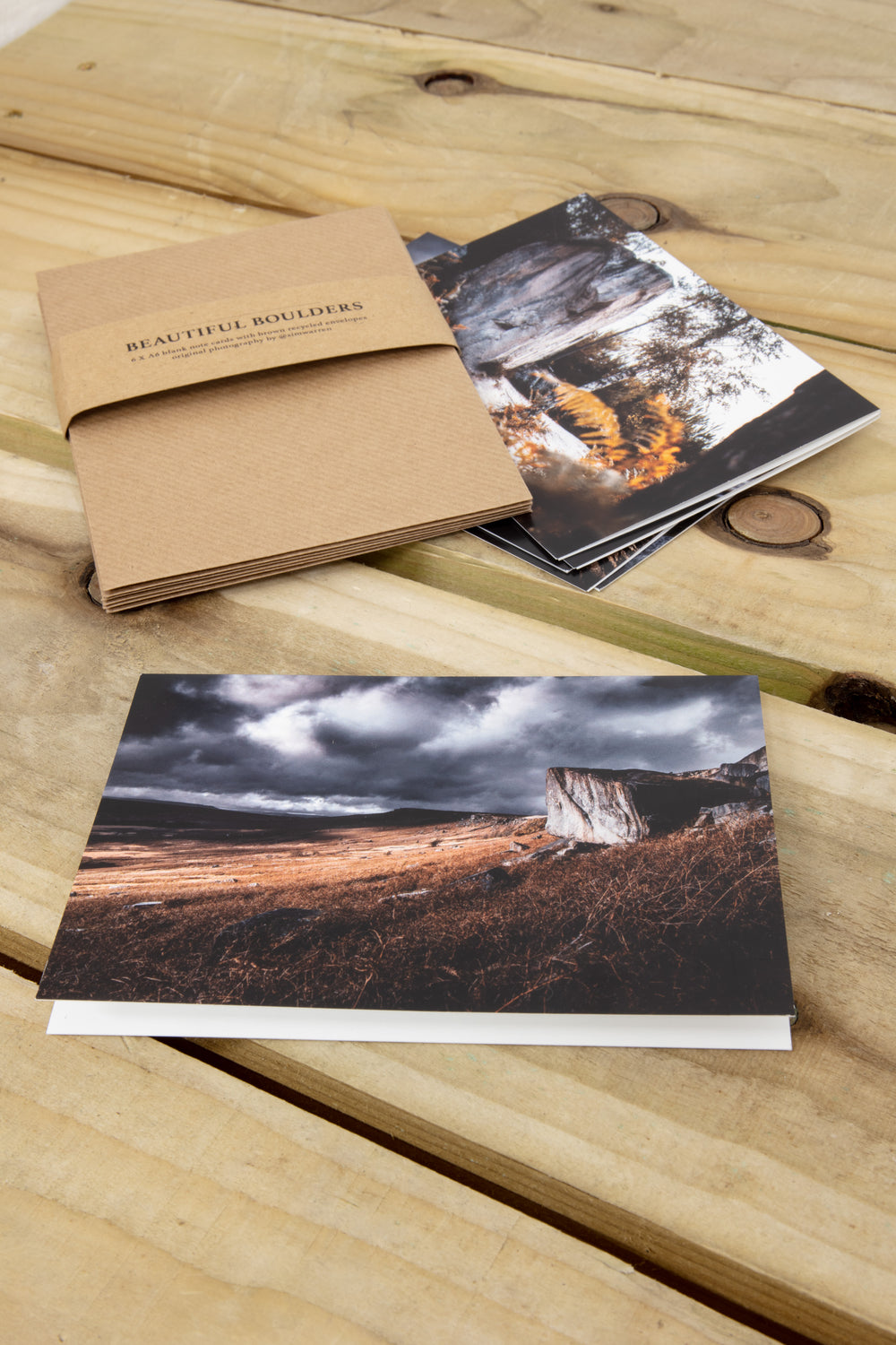 Boulder Prints - Note/Greetings Cards - 6 Pack